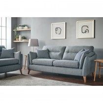 Casa Eve 3 Seater Leather Sofa